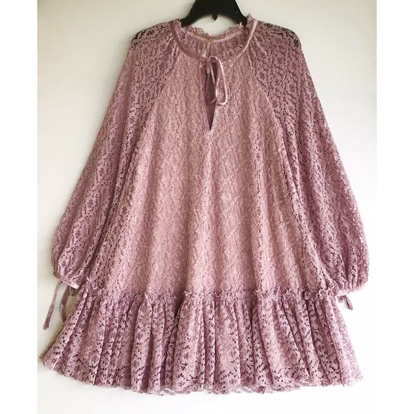 Free People Jenny‎ Purple Crush Velvet  Dress - Picture 2 of 11